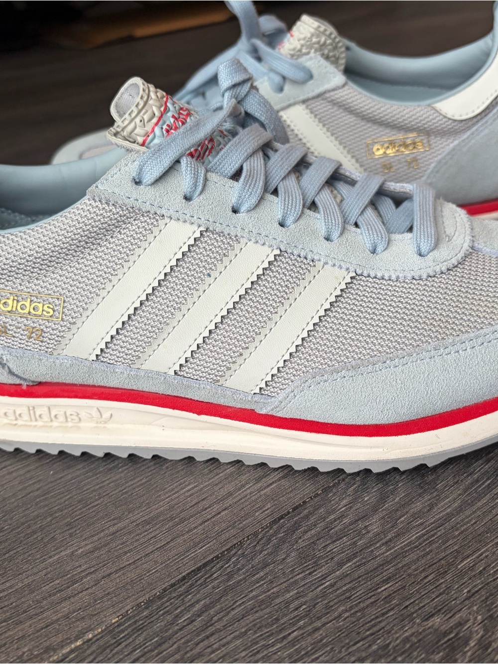 adidas Men’s SL 72 RS shoes blue white and grey
